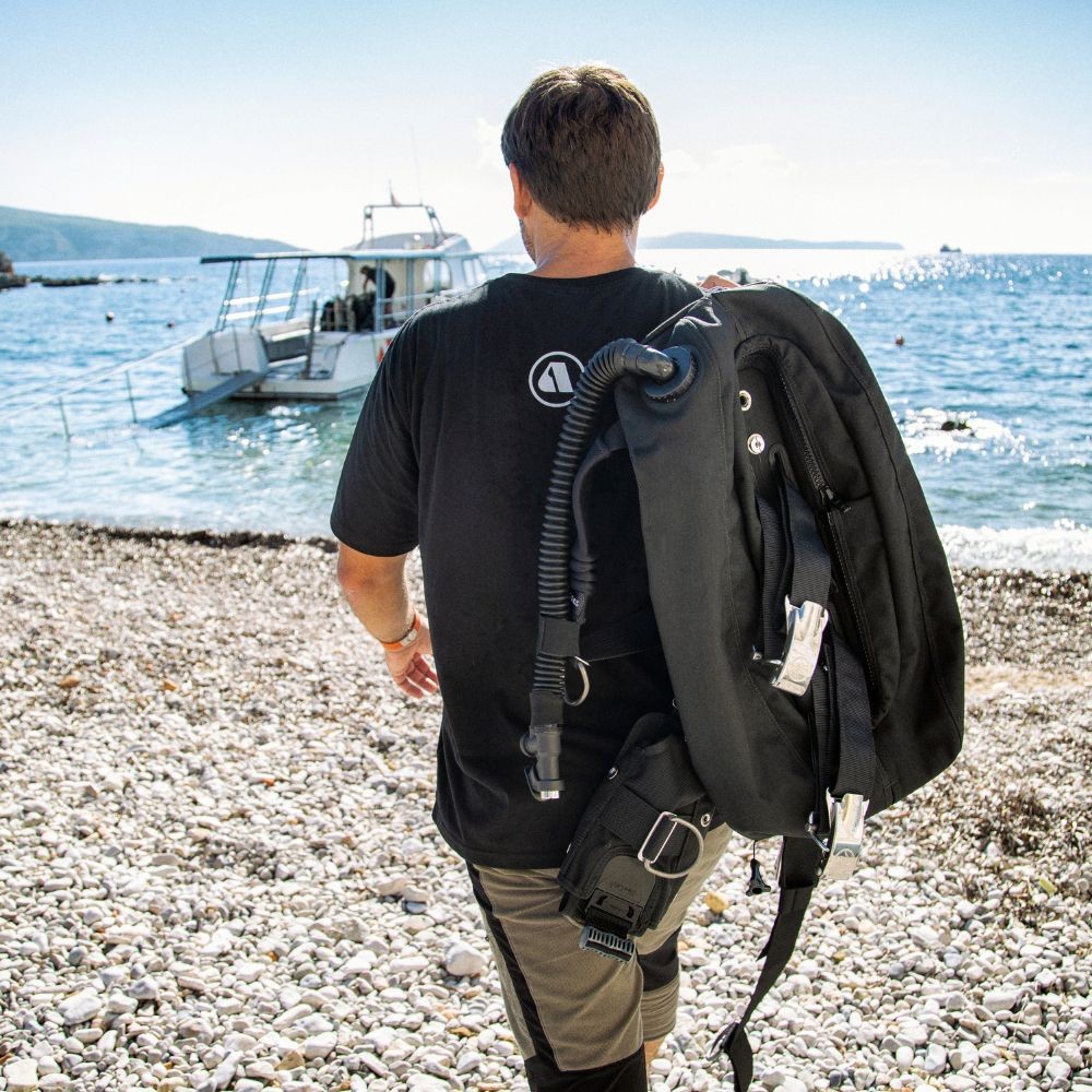 PRODUCT DETAILS - WTX-D30 COMPLETE KIT - Dive BCD with Stainless steel plate
